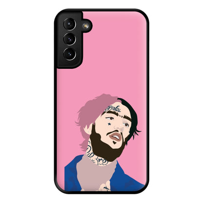 Pink And Black Hair - Peep Phone Case for Galaxy S21 Plus