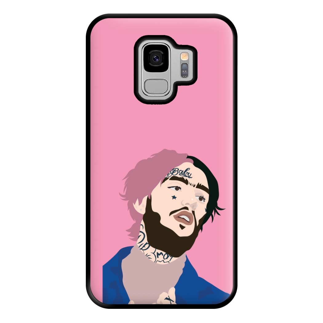 Pink And Black Hair - Peep Phone Case for Galaxy S9 Plus