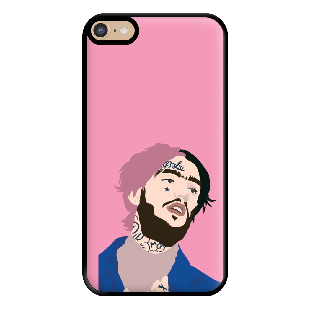 Pink And Black Hair - Peep Phone Case for iPhone 6 Plus / 7 Plus / 8 Plus