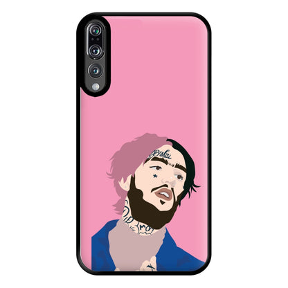 Pink And Black Hair - Peep Phone Case for Huawei P20 Pro