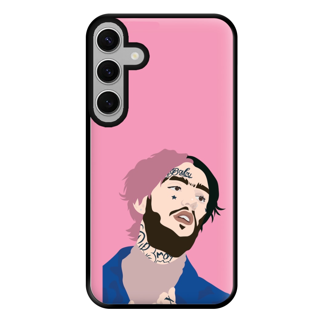 Pink And Black Hair - Peep Phone Case for Galaxy S24FE