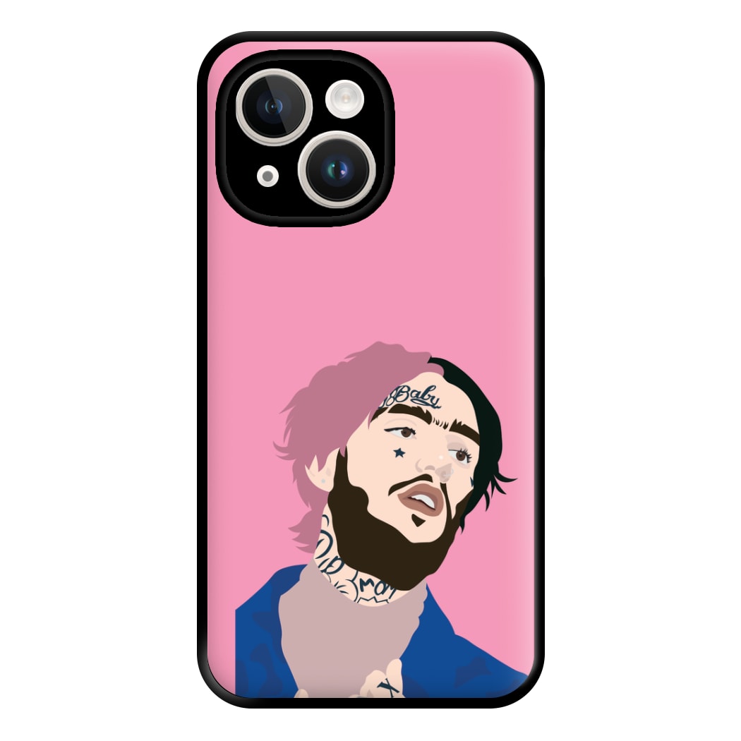 Pink And Black Hair - Peep Phone Case for iPhone 14 Plus