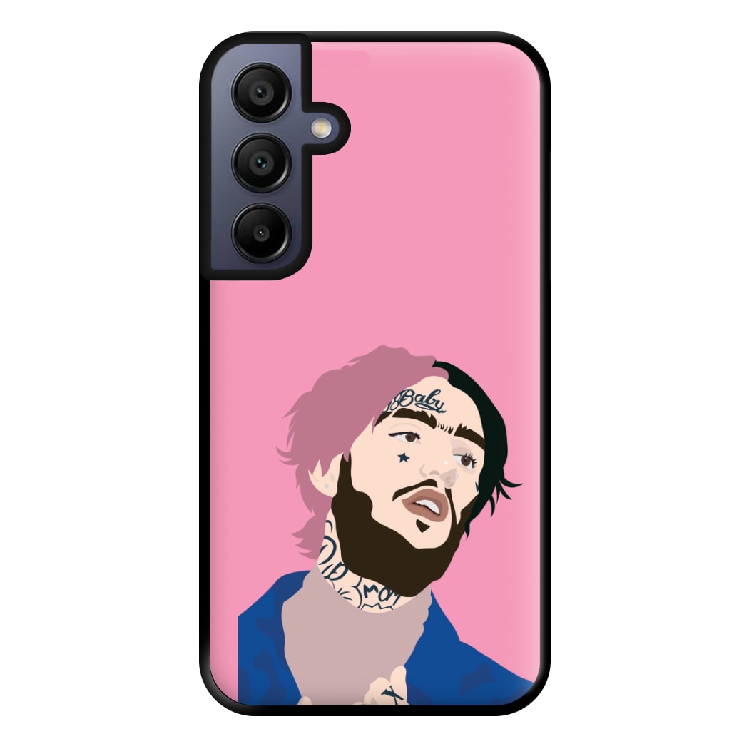 Pink And Black Hair - Peep Phone Case for Galaxy A15