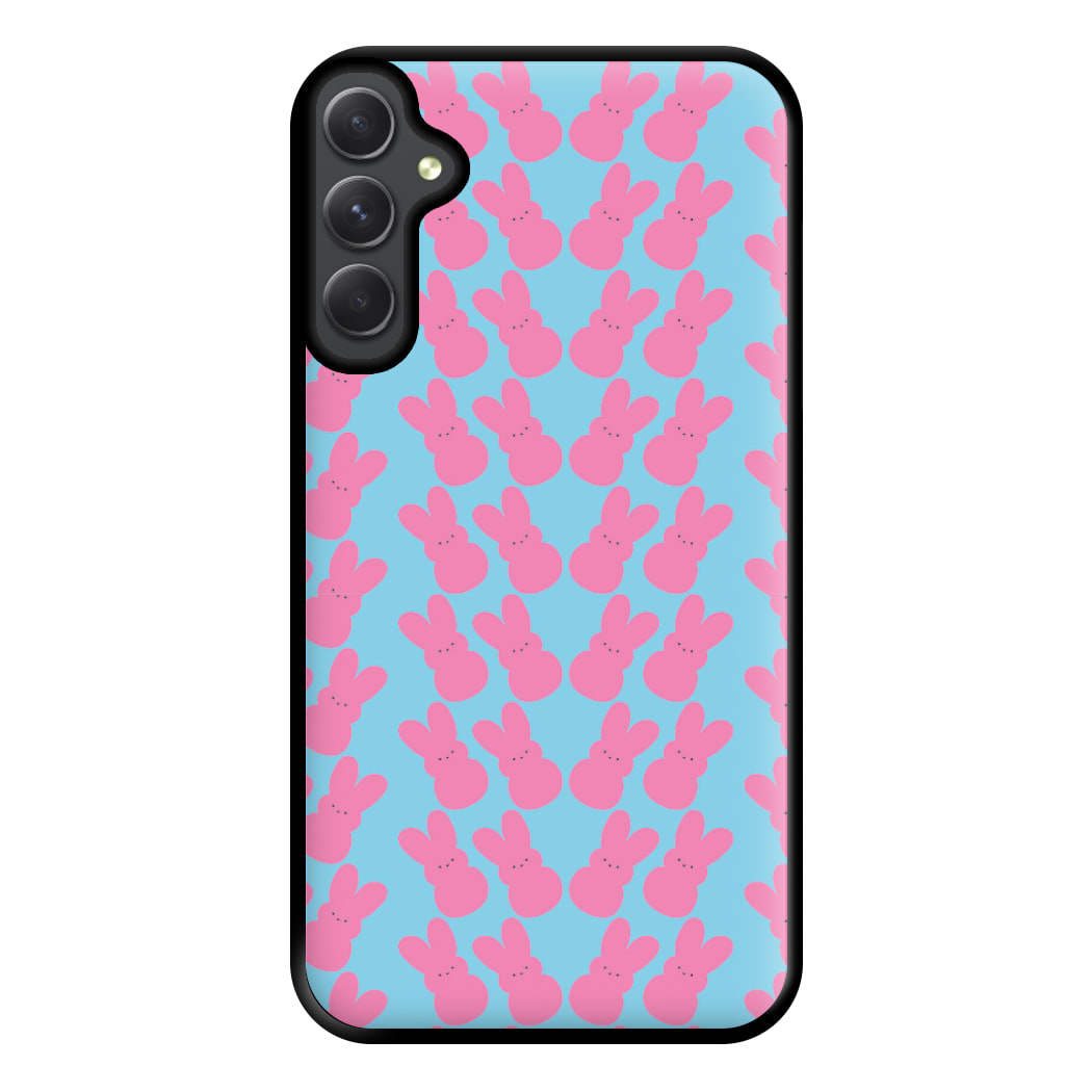 Bunny Pattern - Peep Phone Case for Galaxy A14