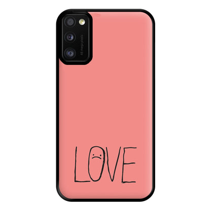 Love - Peep Phone Case for Galaxy A41