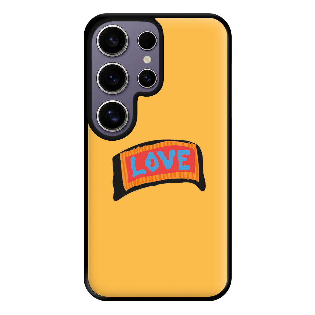 Orange Love - Peep Phone Case for Galaxy S25 Ultra