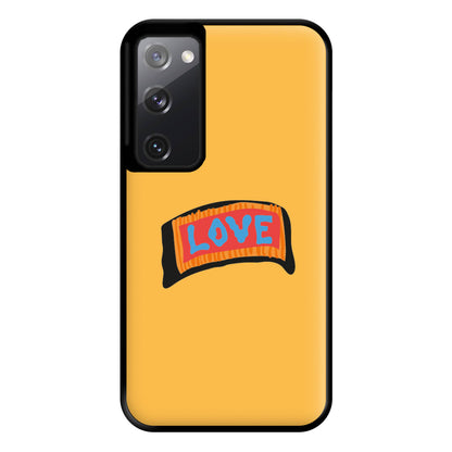 Orange Love - Peep Phone Case for Galaxy S20FE