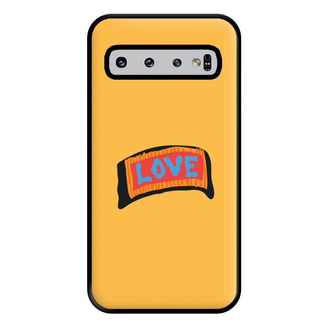 Orange Love - Peep Phone Case for Galaxy S10 Plus