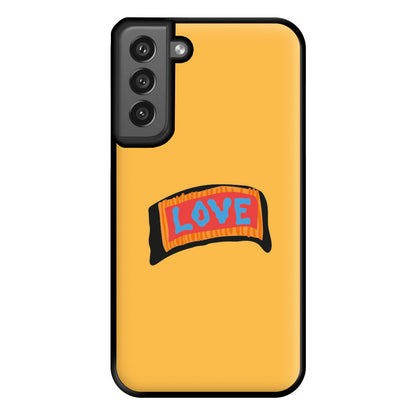 Orange Love - Peep Phone Case for Galaxy S21FE