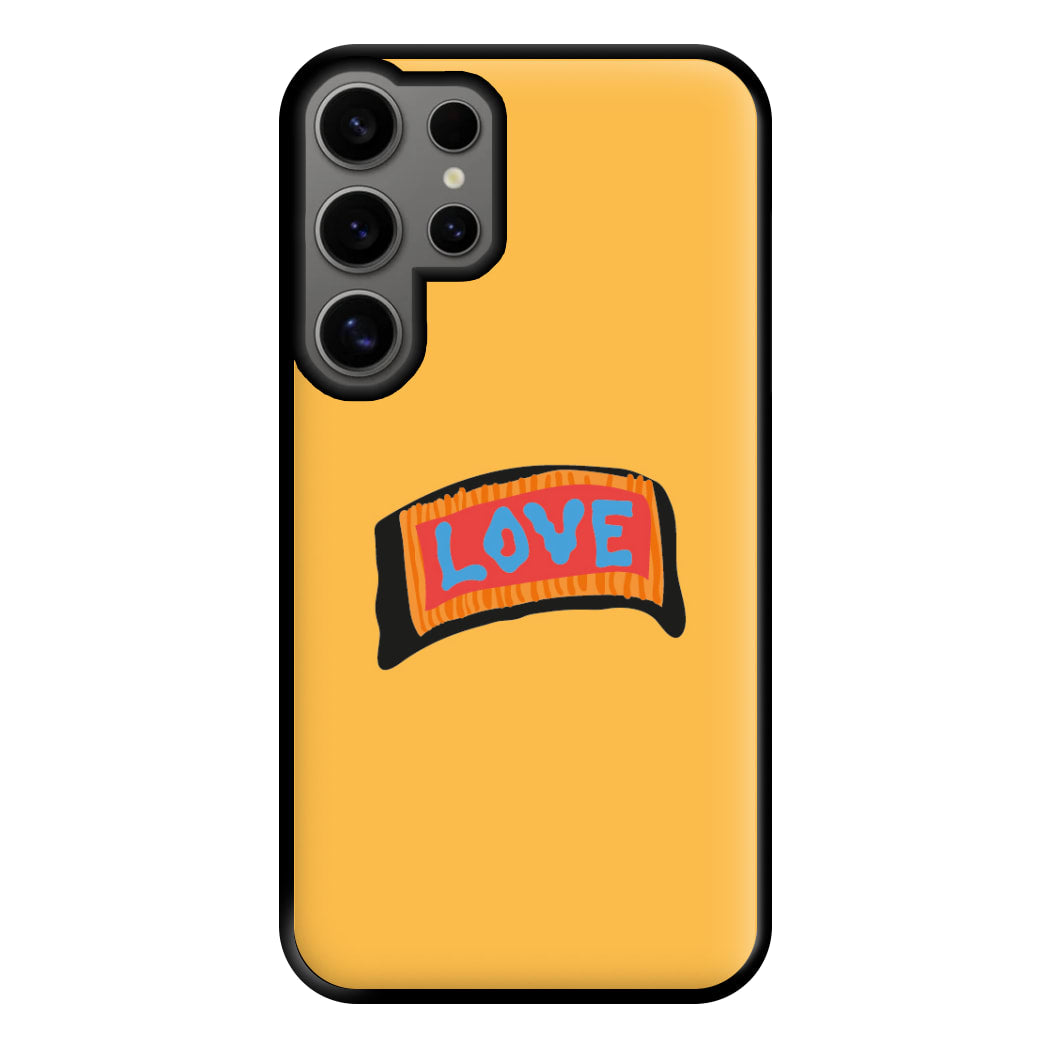 Orange Love - Peep Phone Case for Galaxy S24 Ultra