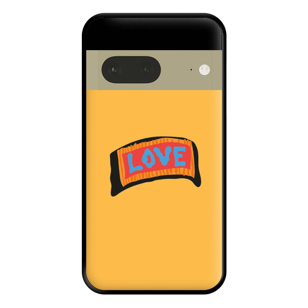 Orange Love - Peep Phone Case for Google Pixel 7a