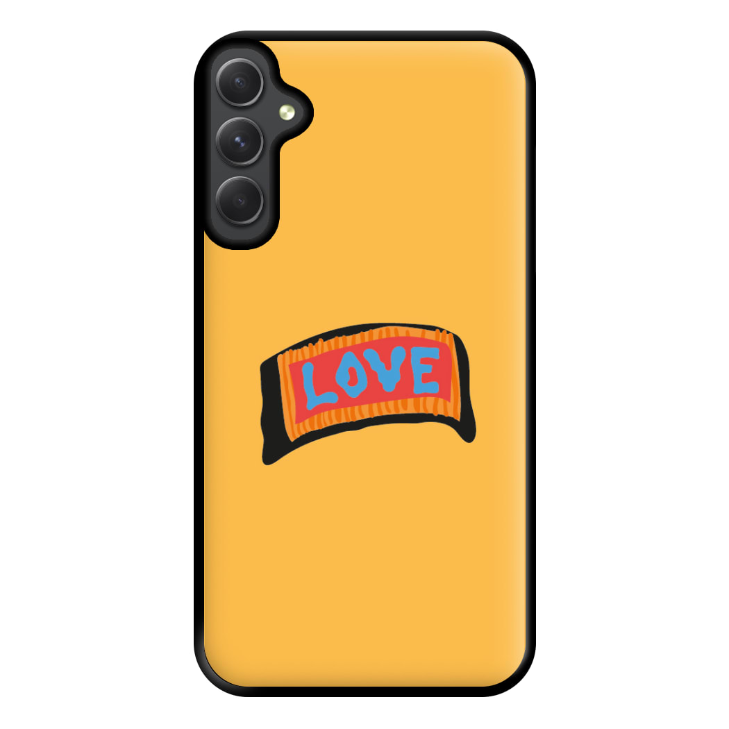 Orange Love - Peep Phone Case for Galaxy A14