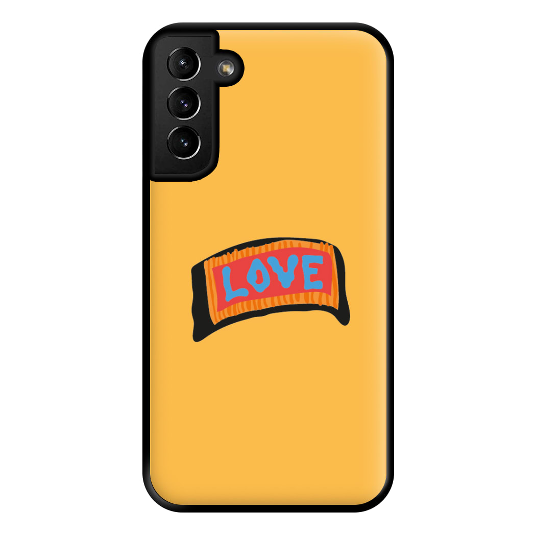 Orange Love - Peep Phone Case for Galaxy S21 Plus