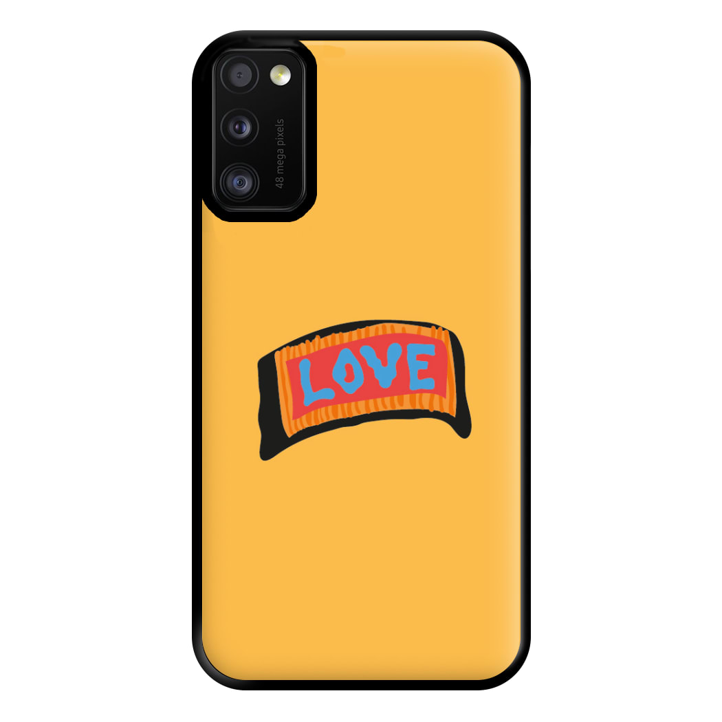 Orange Love - Peep Phone Case for Galaxy A41