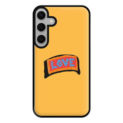 Orange Love - Peep Phone Case for Galaxy S24FE