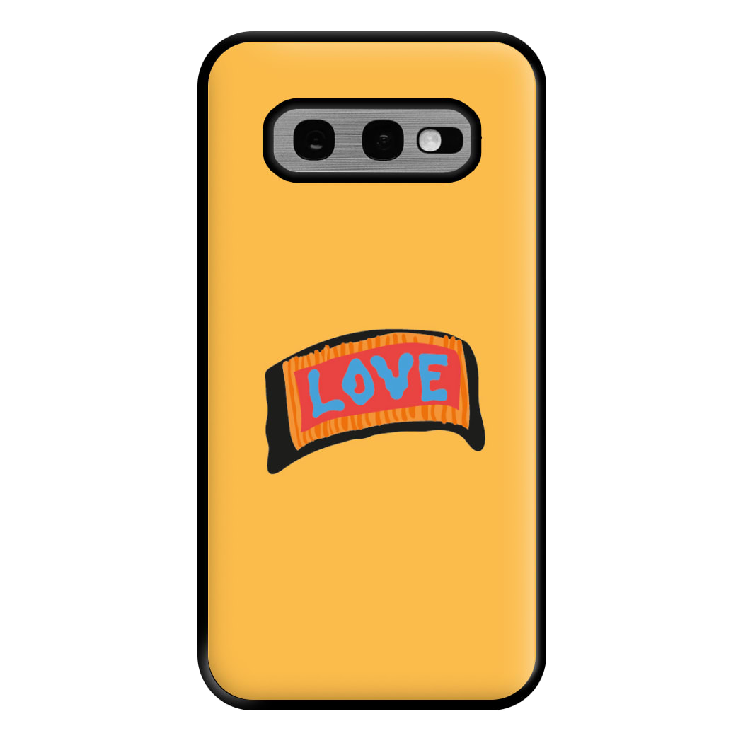 Orange Love - Peep Phone Case for Galaxy S10e