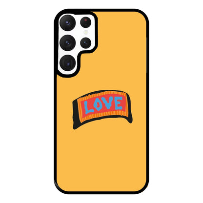 Orange Love - Peep Phone Case for Galaxy S22 Ultra