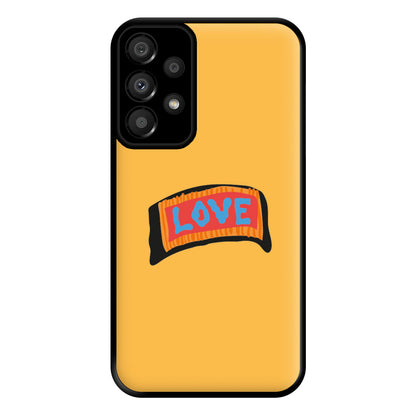 Orange Love - Peep Phone Case for Galaxy A33