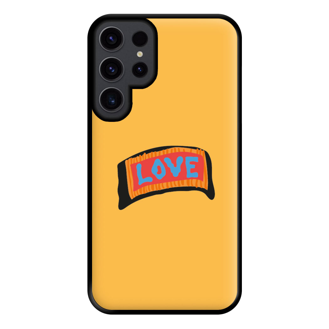 Orange Love - Peep Phone Case for Galaxy S23 Ultra