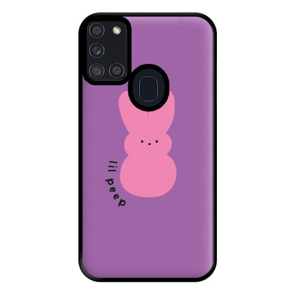 Peep Bunny - Peep Phone Case for Galaxy A21s