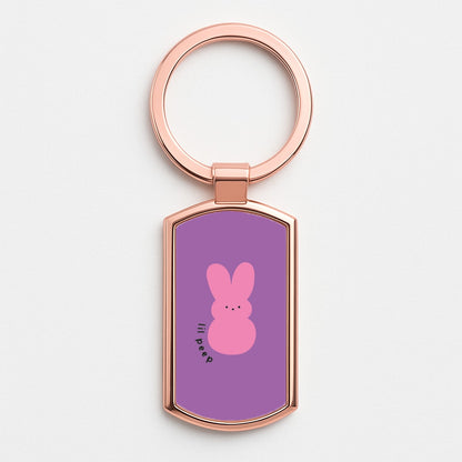 Peep Bunny - Peep Rose Gold Keyring