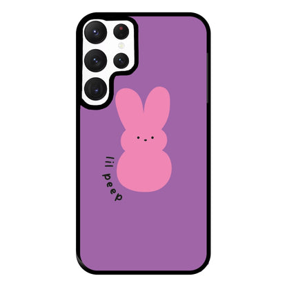 Peep Bunny - Peep Phone Case for Galaxy S22 Ultra