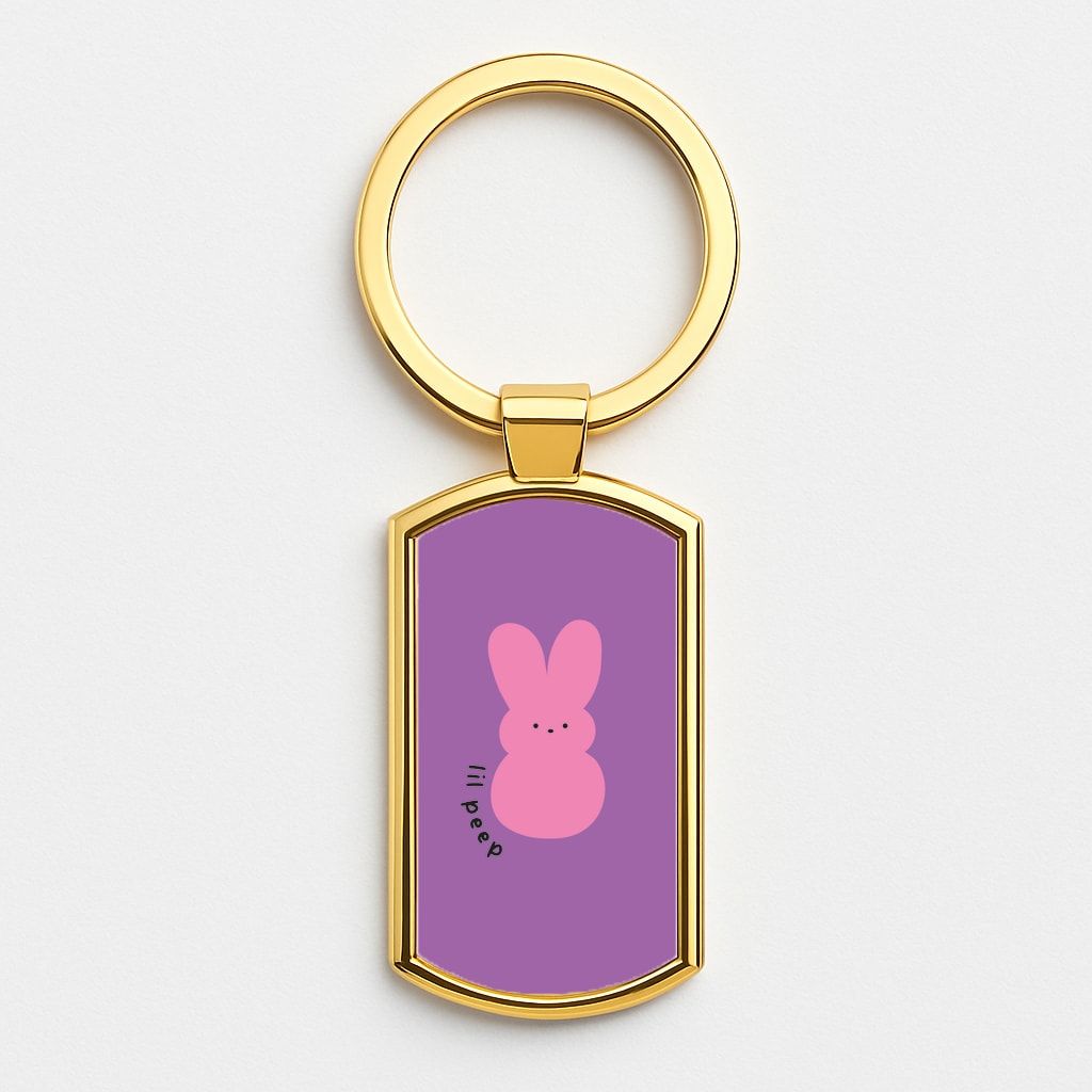 Peep Bunny - Peep Gold Keyring