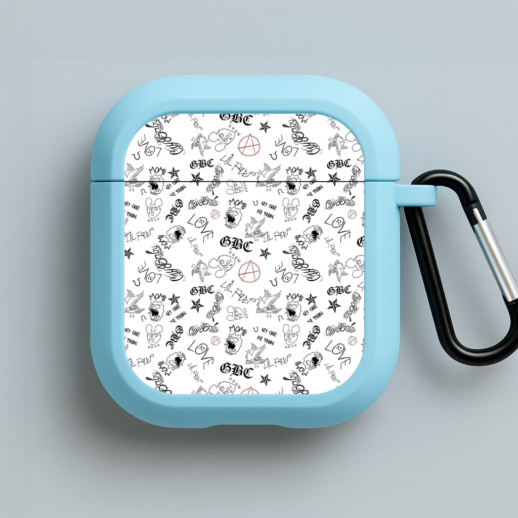 Tattoos - Peep Blue AirPods Case
