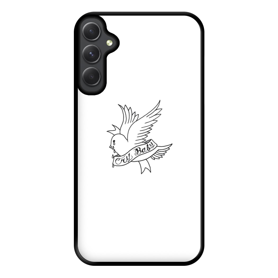 Cry Baby Bird - Peep Phone Case for Galaxy A34