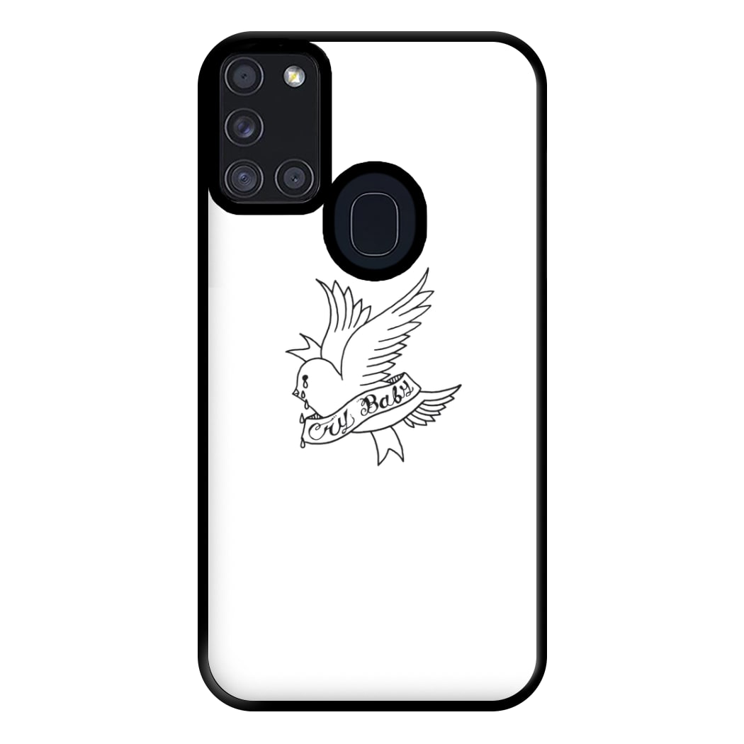 Cry Baby Bird - Peep Phone Case for Galaxy A21s