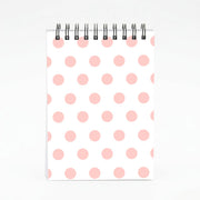 Pink Polka Personalised Notebook 4