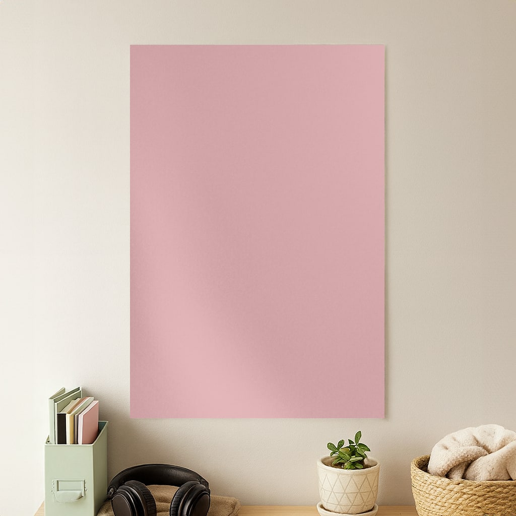 Dust Pink Personalised Poster