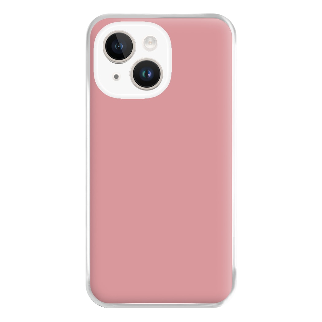 Dust Pink Personalised Phone Case for iPhone 14 Plus