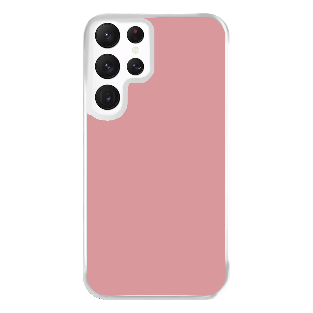 Dust Pink Personalised Phone Case for Galaxy S22 Ultra