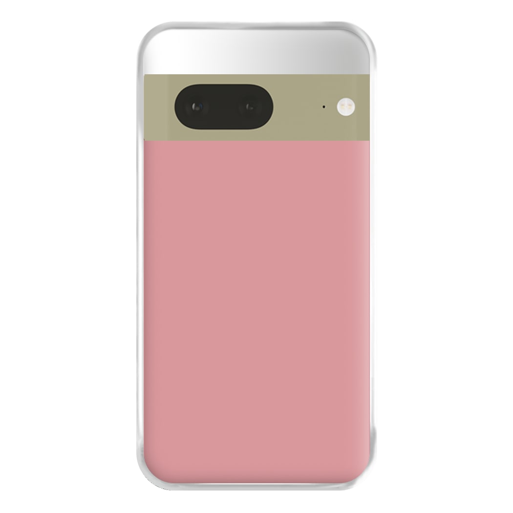 Dust Pink Personalised Phone Case for Google Pixel 7a