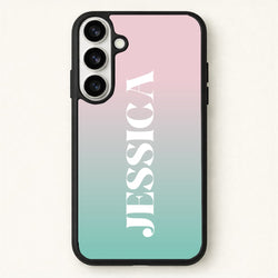 Gradient Personalised Name Phone Case for Galaxy S26 Plus