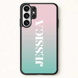 Gradient Personalised Name Phone Case for Galaxy S26 Ultra