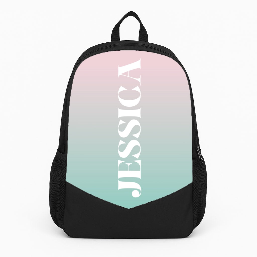 Gradient Personalised Name Backpack