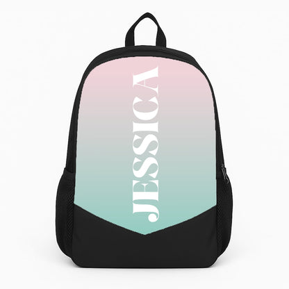 Gradient Personalised Name Backpack