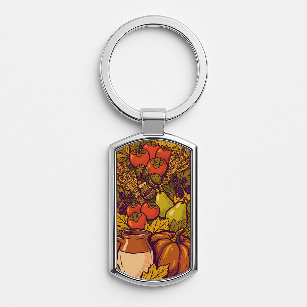 Persimmon Harvest Luxury Keyring