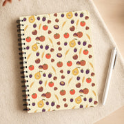 Persimmon Harvest Pattern Notebook 3