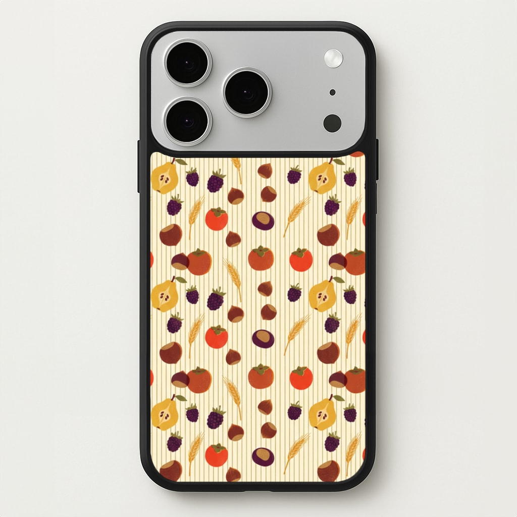 Persimmon Harvest Pattern Phone Case