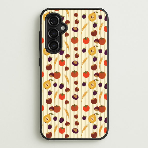 Persimmon Harvest Pattern Phone Case - Galaxy A14 / Standard