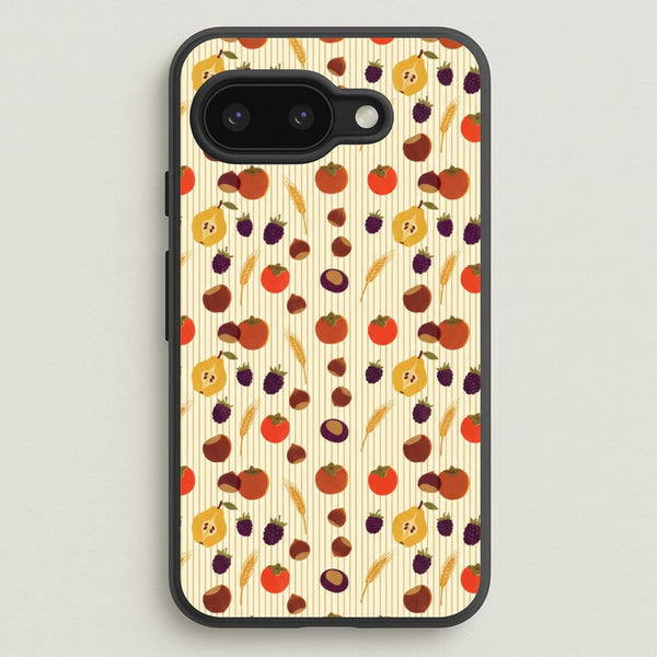 Persimmon Harvest Pattern Phone Case - Google Pixel 9a / Standard
