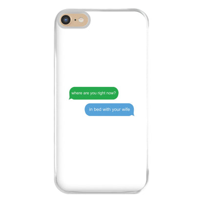 Where Are You Right Now? Phone Case for iPhone 6 Plus / 7 Plus / 8 Plus