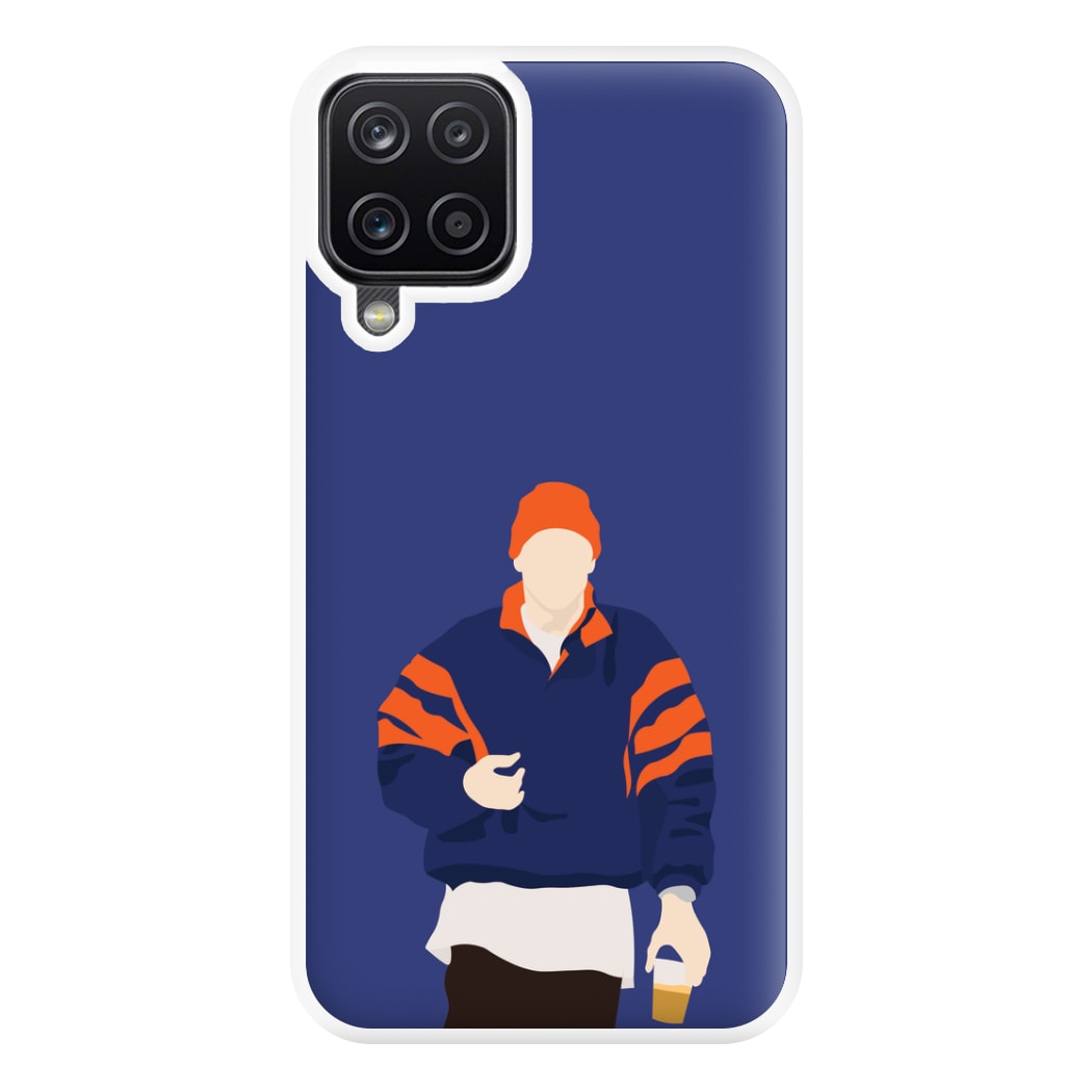 Orange Beanie Phone Case for Galaxy A12