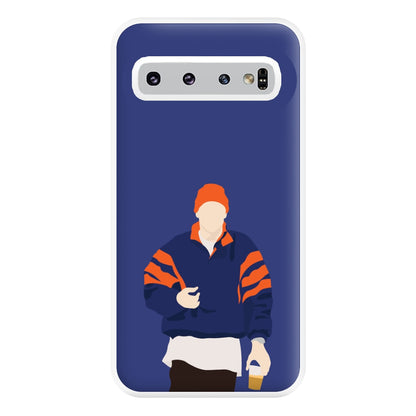 Orange Beanie Phone Case for Galaxy S10 Plus