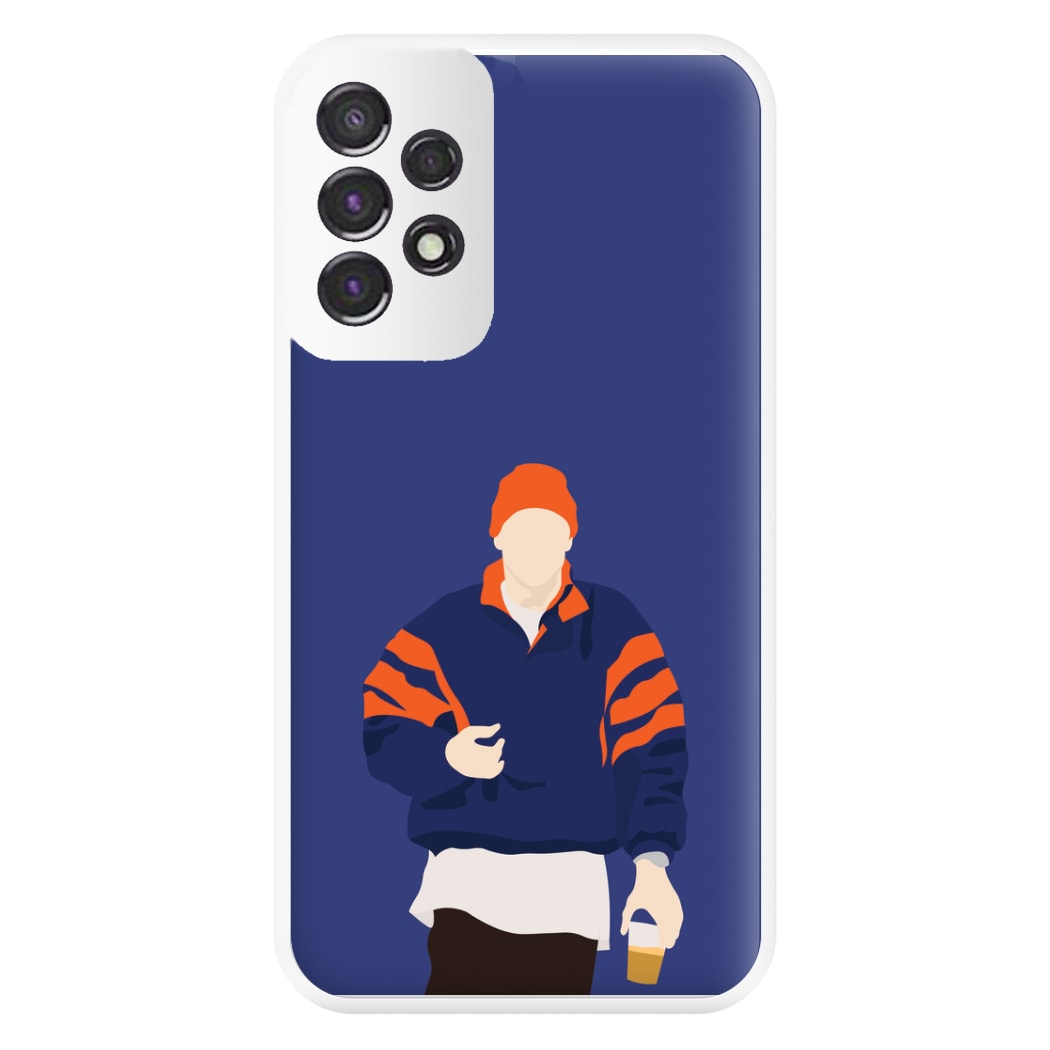 Orange Beanie Phone Case for Galaxy A53