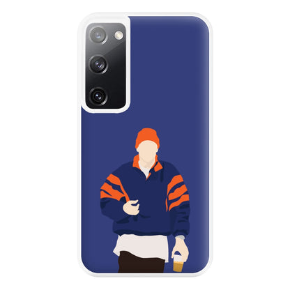 Orange Beanie Phone Case for Galaxy S20