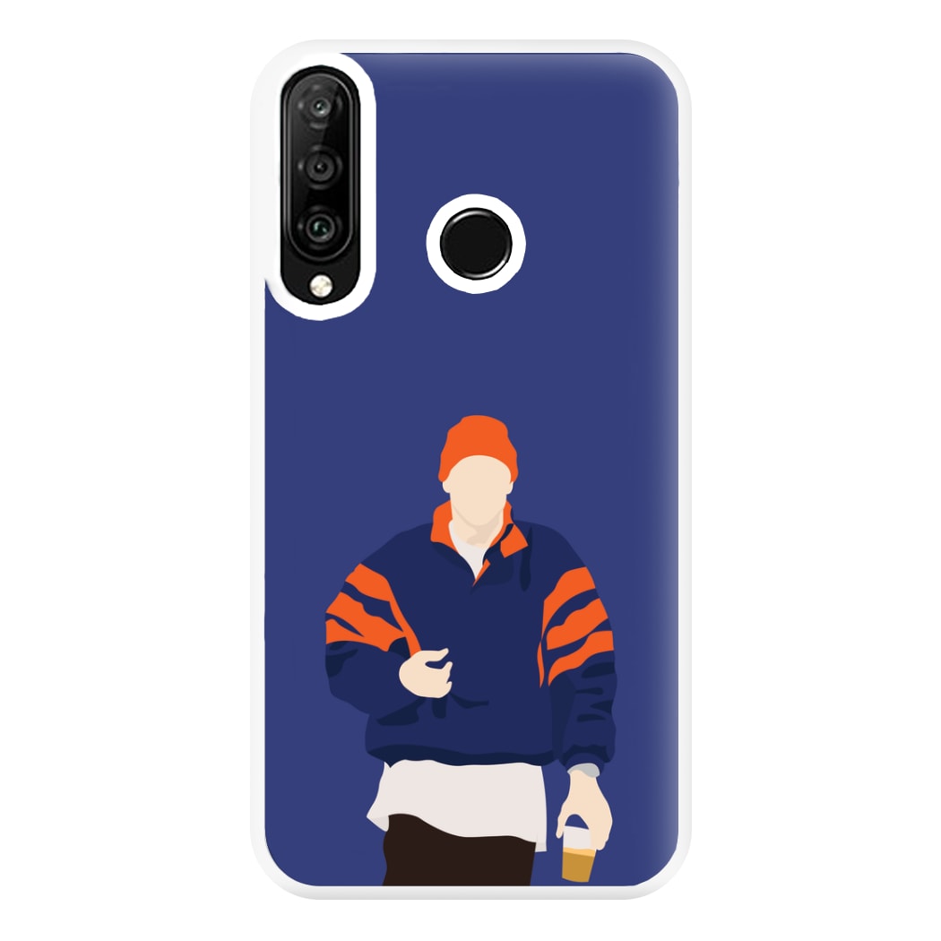 Orange Beanie Phone Case for Huawei P30 Lite